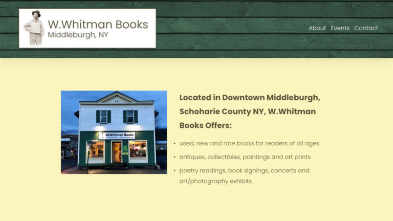 W Whitman Books